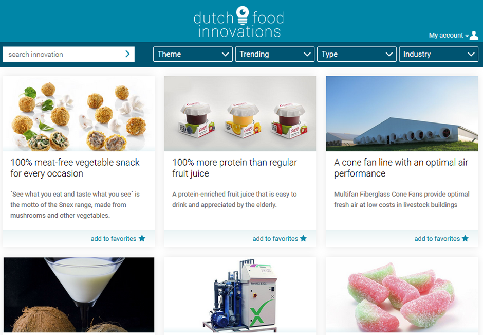 In opdracht van Food Valley vullen van de website van Dutch Food Innovations met teksten en foto's (inclusief passend maken van fotomateriaal).